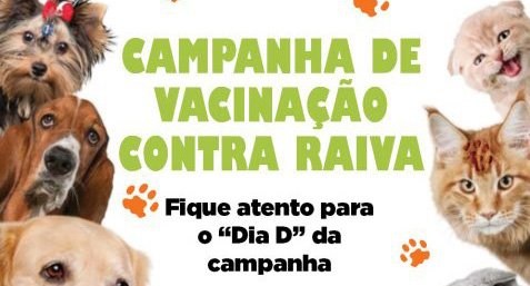 Neste sábado, 28, dia “D” da vacinação contra raiva