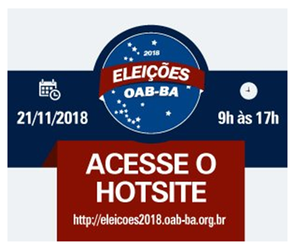 Eleições 2018 da Ordem dos Advogados do Brasil – OAB-BA