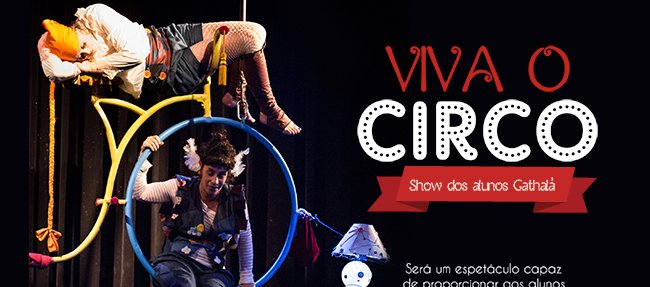 Escola de música Cathalá apresenta o espetáculo “Viva o Circo”