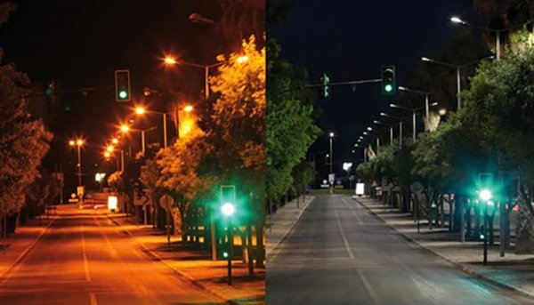 Avenida Integração recebe iluminação de LED