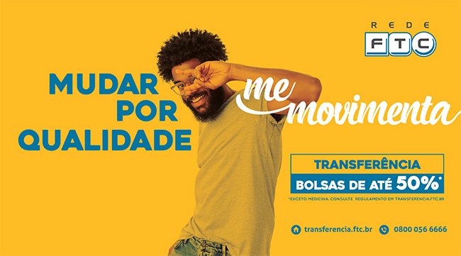 FTC abre edital para transferências com bolsas de até 50%: exceto medicina