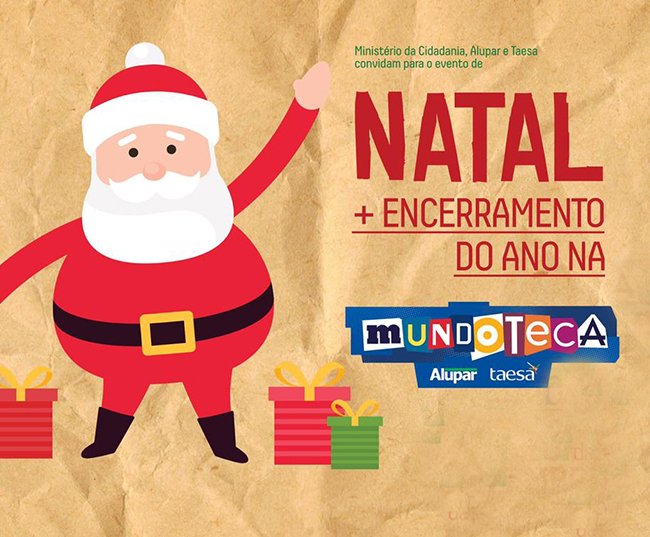 Mundotecas promovem programação especial de Natal
