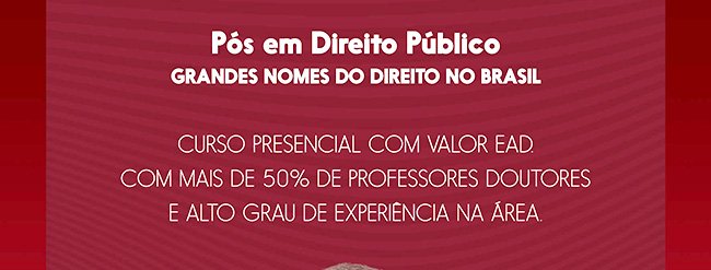 FAINOR anuncia curso de Pós Graduação em Direito Público