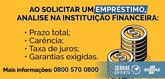 Monitoramento de linhas de crédito oferecido pelo Sebrae tem alta