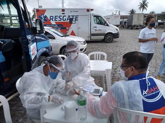 SEST SENAT e ViaBahia testam mais de 960 profissionais do transporte