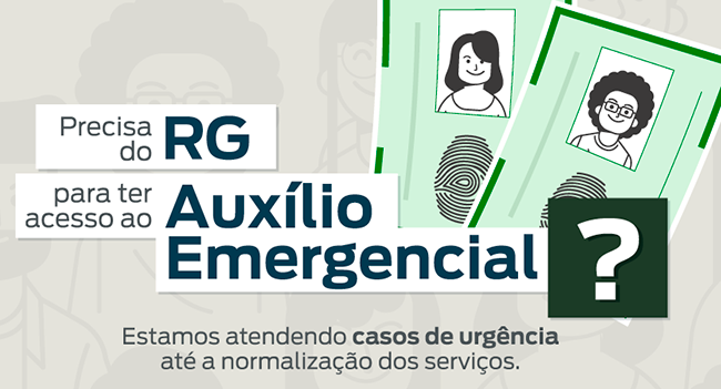 Ministério Público emite RG para acesso ao Auxílio Emergencial em plantão