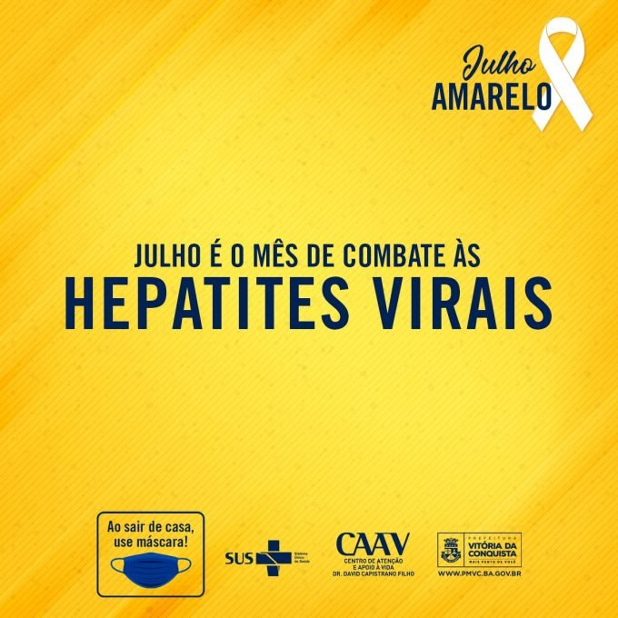 Tem inicio a campanha de combate às Hepatites Virais no “Julho Amarelo”: CAAV
