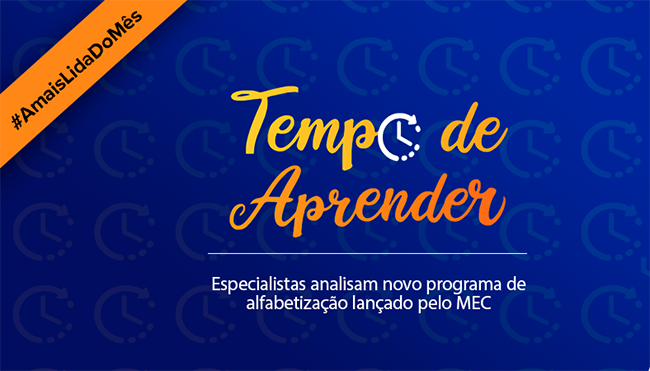 Dia 30, fim do prazo de inscrições ao programa Tempo de Aprender, do MEC