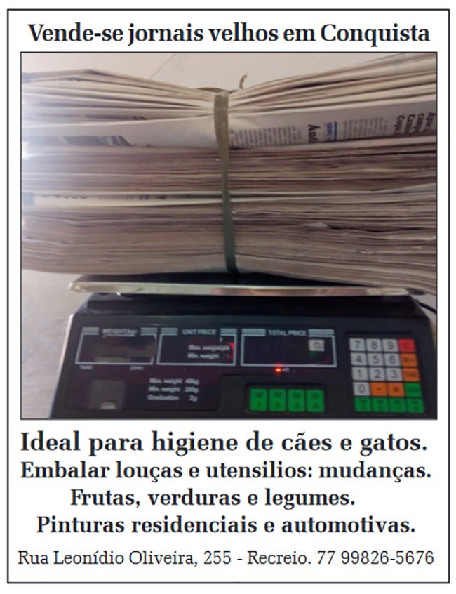 Saiba onde encontrar jornais velhos em Vitória da Conquista
