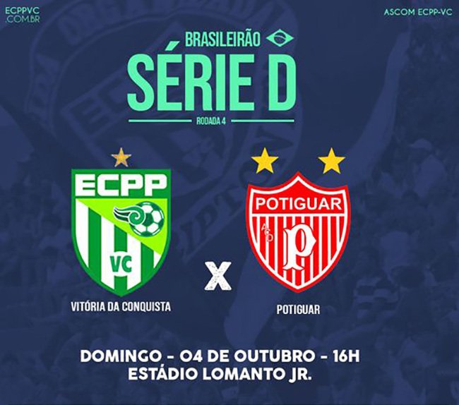 Potiguar vence o ECPP Vitória da Conquista no Lomantão: 4 X 2