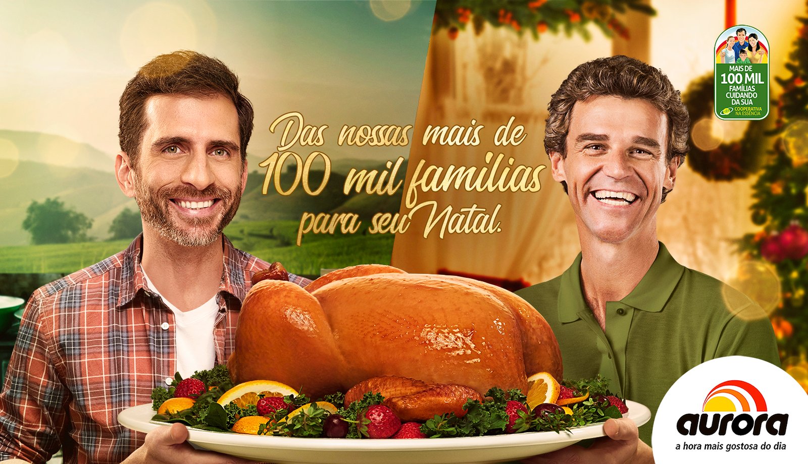 Otimismo no fim de ano: Aurora Alimentos lança Campanha de Boas Festas