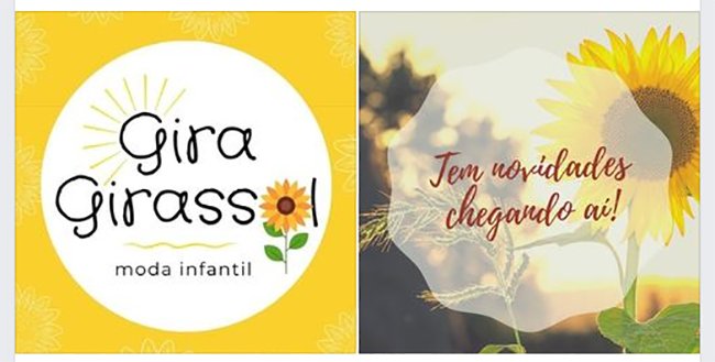 Gira Girassol moda infantil:  Tem novidades chegando aí!