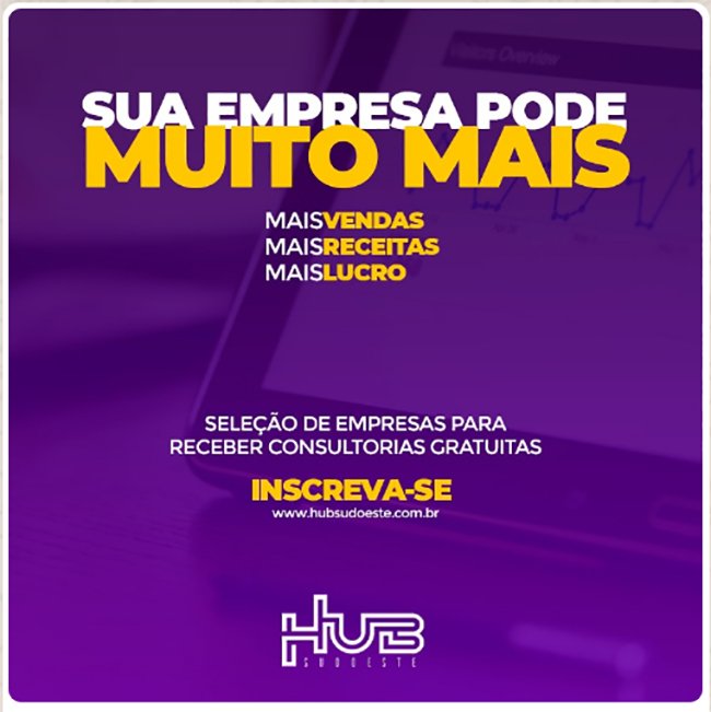 HUB Sudoeste: oportunidade gratuita para sua empresa fazer muito mais