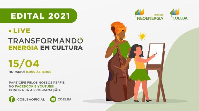 COELBA e Instituto Neoenergia lançam edital para selecionar projetos sócio culturais