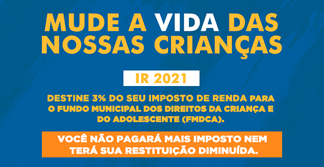 Saiba como doar 3% do seu Imposto de Renda sem lhe custar nada