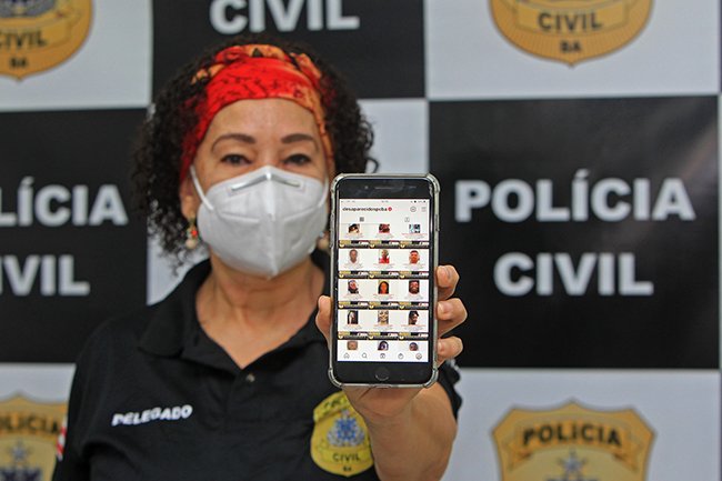 Policia disponibiliza página no Instagram para ajudar na busca a desaparecidos