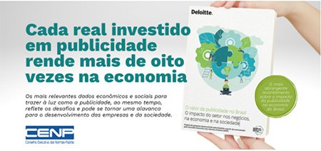 Cada real investido em publicidade rende mais de oito na economia brasileira