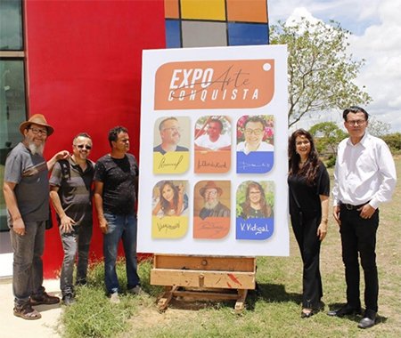 Expo Arte Conquista que celebra cultura e história da cidade está aberta ao público