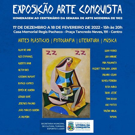 Exposição Arte Conquista antecipa homenagem ao centenário da Semana de Arte Moderna