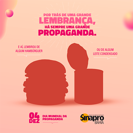 Sinapro Bahia homenageia Dia Mundial da Propaganda: 04 de dezembro