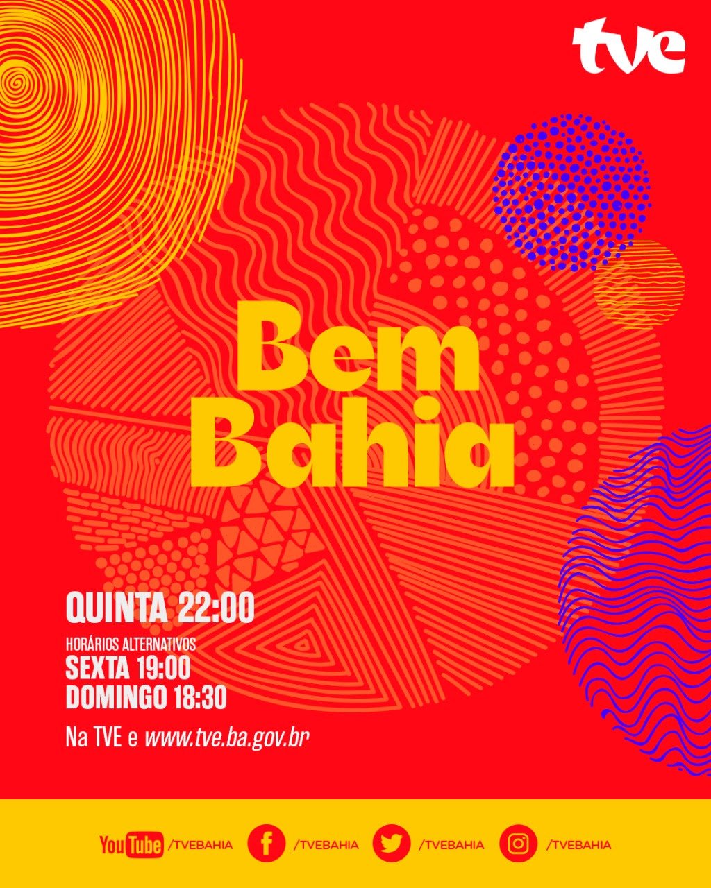 Bem Bahia é o novo programa na TVE