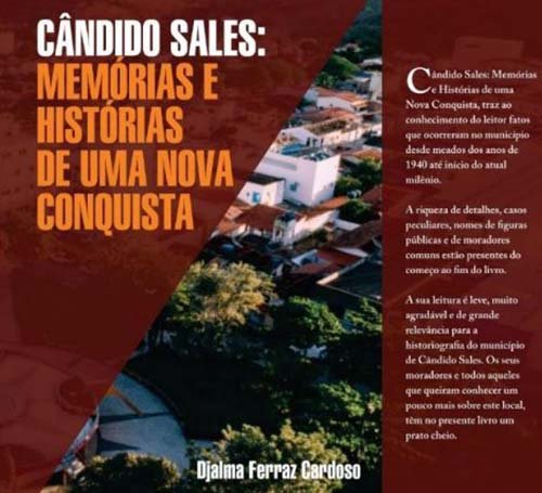 Conquistense lança livro sobre memórias de Cândido Sales na Biblioteca Municipal