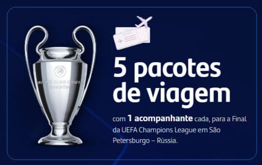 Santander e Mastercard sorteiam viagens para a Final da UEFA Champions League