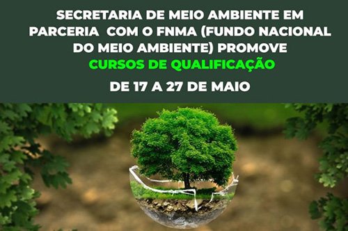 Prefeitura abre inscrições para 18 cursos gratuitos com temática ambiental