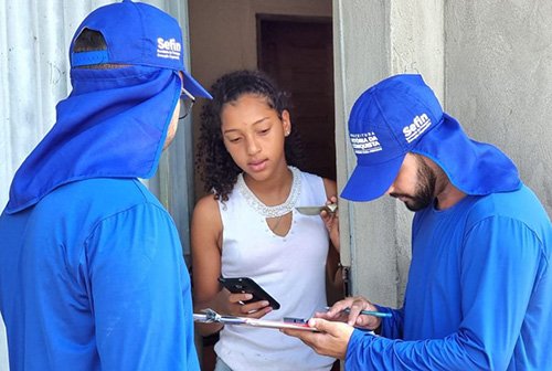 Projeto vai realizar mapa digital da cidade. Primeira etapa já começou com visita de cadastradores a imóveis