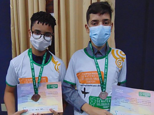 Alunos da rede municipal são premiados em olimpíada nacional de matemática