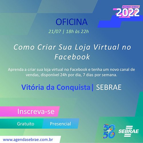 Sebrae realiza oficina de “Como criar sua loja virtual de graça no Facebook”