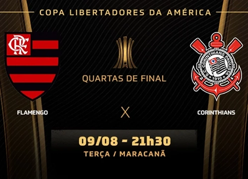 Vale vaga na semifinal! SBT prepara super transmissão para Flamengo x Corinthians pela Libertadores