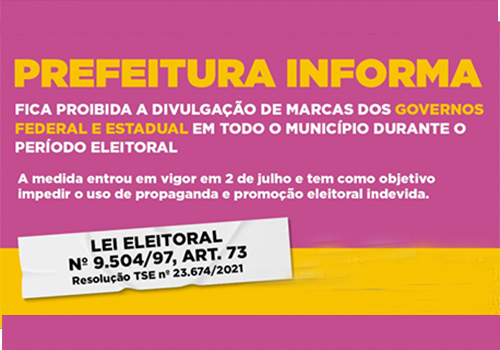 Lei obriga a cobrir marcas dos governos federal e estadual nas placas de obras no período eleitoral