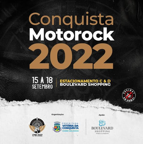 Conquista Moto Rock volta a acontecer entre os dias 15 e 18 de setembro