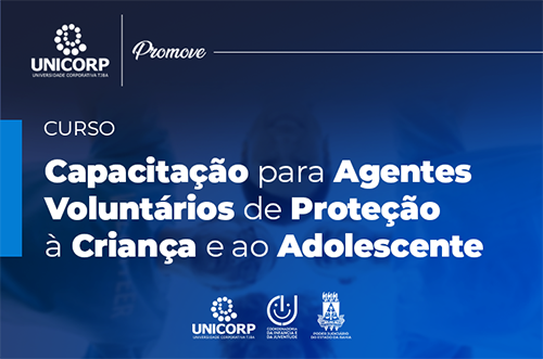 PJBA promove curso de capacitação online para agentes voluntários de proteção à criança e ao adolescente: inscreva-se!