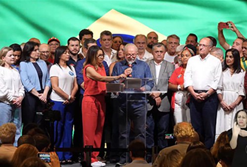 Pronunciamento do presidente eleito Luiz Inácio Lula da Silva