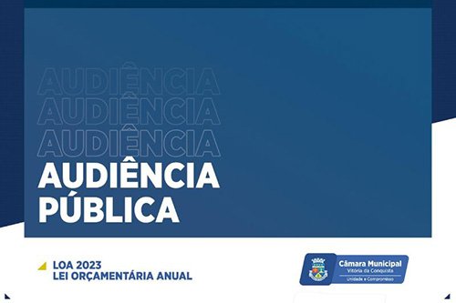 Câmara realiza segunda audiência pública para debater Orçamento Municipal para 2023