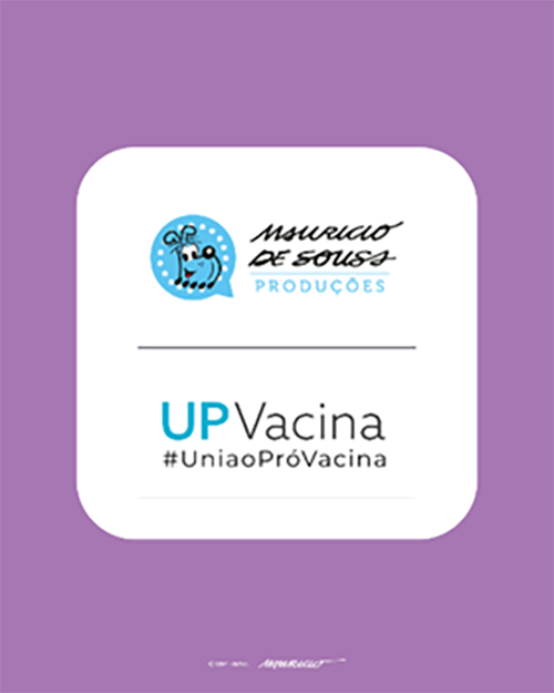 Turma da Mônica e UPVacina se unem para reforçar importância da vacina em crianças