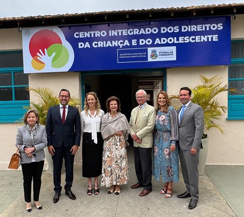 Complexo de Escuta Protegida recebe visita histórica do Rei e da Rainha da Suécia