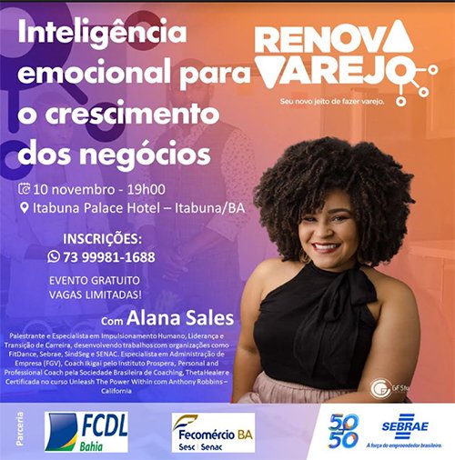 Sebrae promove palestra sobre inteligência emocional para o crescimento dos negócios