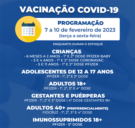 Vacinas contra Covid disponível para todos os públicos nas unidades de saúde