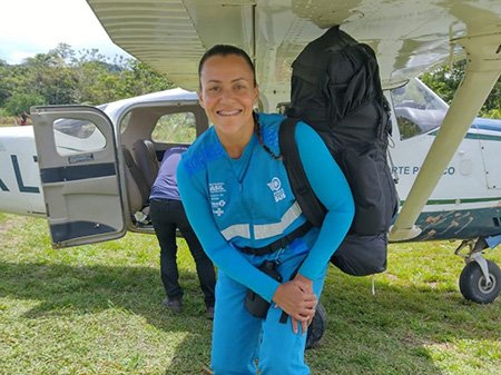 Enfermeira do Samu 192 de Vitória da Conquista participa da missão no território Yanomami, em Roraima