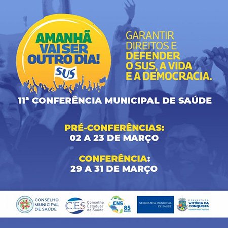 Pré-conferências municipais de saúde começam nesta quinta-feira. População é convidada a participar