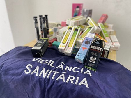 Vigilância Sanitária faz fiscalização permanente e atende denúncias sobre comércio ilegal de cigarros eletrônicos