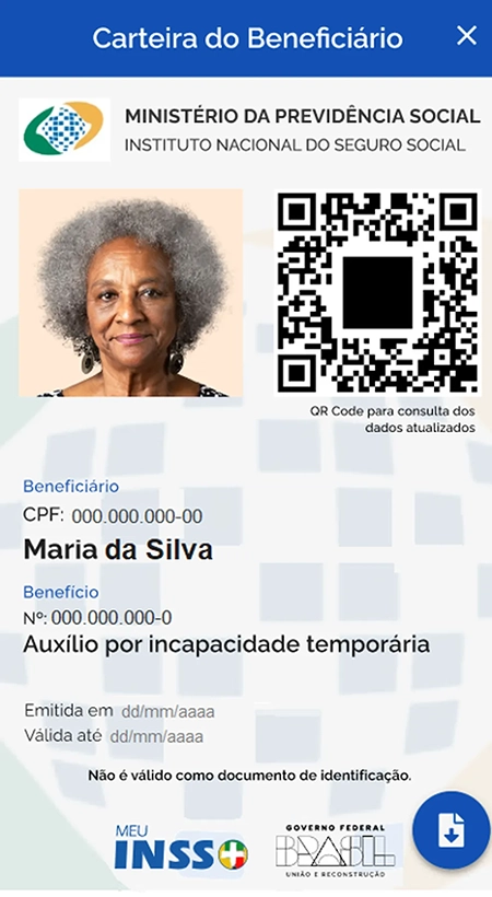 Lançada a nova “Carteira do Beneficiário” para aposentados e pensionistas do INSS