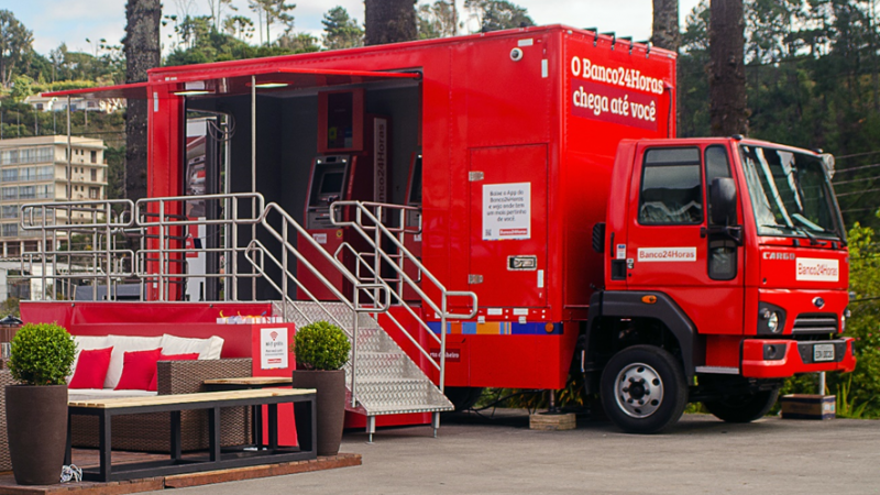Solução Móvel do Banco 24 Horas está em Belo Campo até o dia 16 de julho