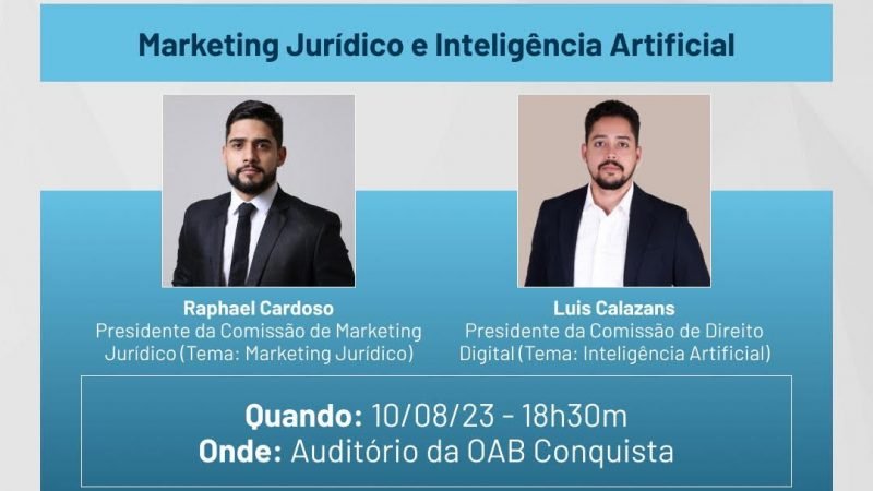 Próxima quinta-feira tem mais uma edição do evento “Primeiros Passos na Advocacia”