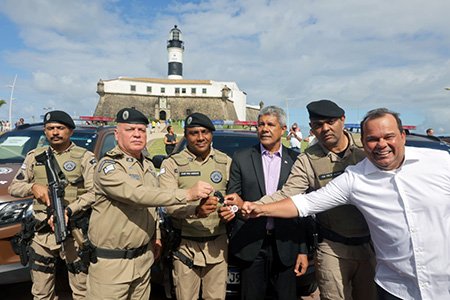 Estado anuncia convocação de policiais da reserva em solenidade de entrega de viaturas à PM