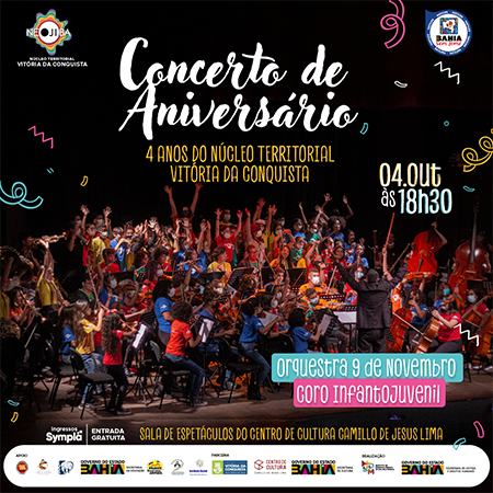 Núcleo Territorial NEOJIBA Vitória da Conquista celebra quatro anos de existência