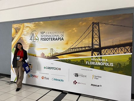 Baiana é selecionada para apresentar projeto no 13º Congresso Internacional de Fisioterapia